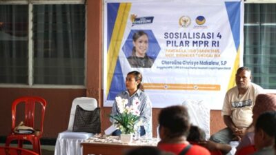Sosialisasi 4 Pilar, Cheroline Makalew Tegaskan Masyarakat Adat Garda Terdepan Penjaga Lingkungan