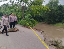 Respon Cepat ​Kapolres Ende Tinjau Lokasi Jalan Putus di Wewaria: Keselamatan Masyarakat Jadi Prioritas Utama