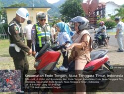 Gelar Operasi Gabungan, Sat Lantas Polres Ende Jaring Puluhan Kendaran Tidak Memiliki Kelengkapan