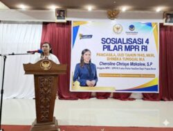 Dari Sosialisasi ke Aksi Nyata: Cheroline Kuatkan Empat Pilar, Warga Terima Sembako