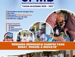 Buka SPMB Tahun Akdemik 2026/2027, Stikes Nusantara Kupang Gratiskan Leptop Bagi Mahasiswa Baru 
