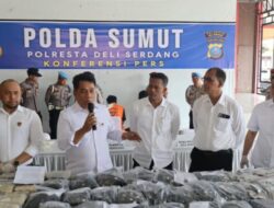 Gagalkan Peredaran Narkoba Skala Besar, Kinerja Kapolresta Dan Katres Narkoba Polresta Deliserdang Banjir Apresiasi