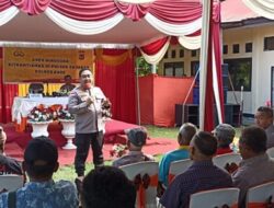 Perkuat Sinergi dan Tebar Kebaikan, Kapolres Ende dan Ketua Bhayangkari Kunker Humanis di Polsek Wewaria