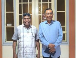 Mantan Bupati Ende Hj. Djafar Achmad Silaturahmi dengan Uskup Agung Ende Mgr. Paulus Budi Kleden