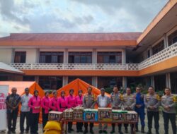 Solidaritas Pascagempa, Polda NTT Salurkan Bantuan untuk Rumah Ibadah di Ende