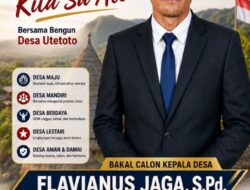 Berbekal Pengalaman di Pemerintahan Desa, Flavianus Jaga Siap Maju Pilkades Utetoto