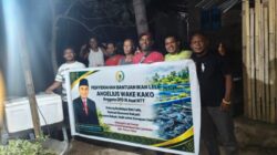 Dorong Usaha Produktif Warga, AWK Salurkan 1.500 Ekor Lele di Pantai Besar